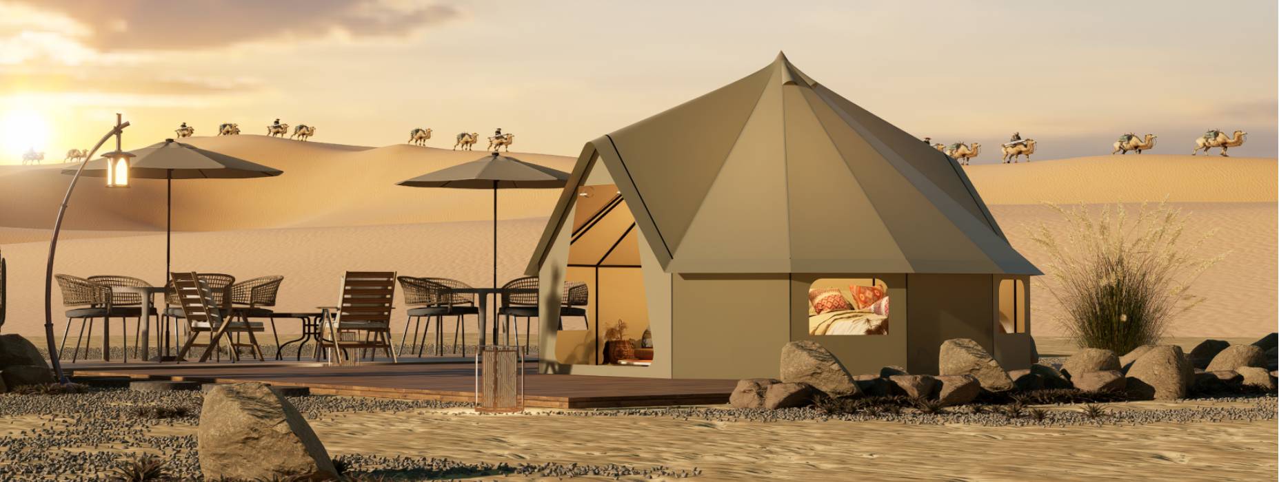 波密县露营酒店帐篷产品